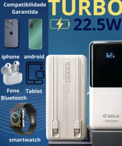 Power Bank 10000mAH Turbo 22.5w
